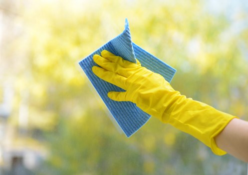 Professional home cleaners in Cr0 working in a modern living room